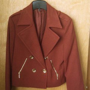 Ellen Tracy Rust Blazer/Jacket